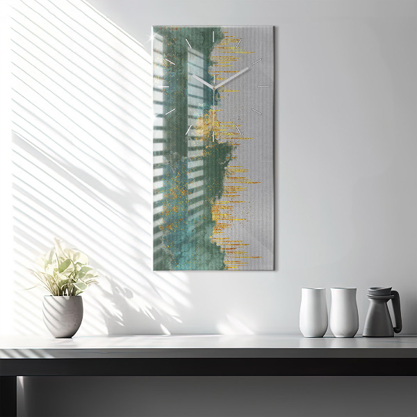 Vertical wall clock Decorative pattern