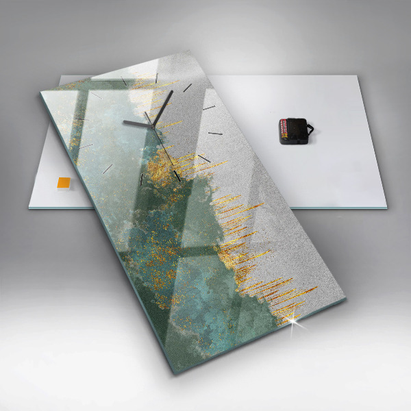 Vertical wall clock Decorative pattern