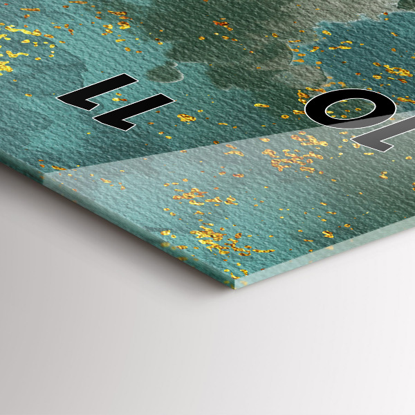 Vertical wall clock Decorative pattern