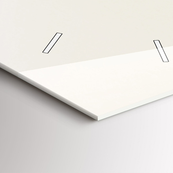 Vertical wall clock Blooming gypsophila flowers