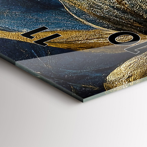 Vertical wall clock Decorative flowers