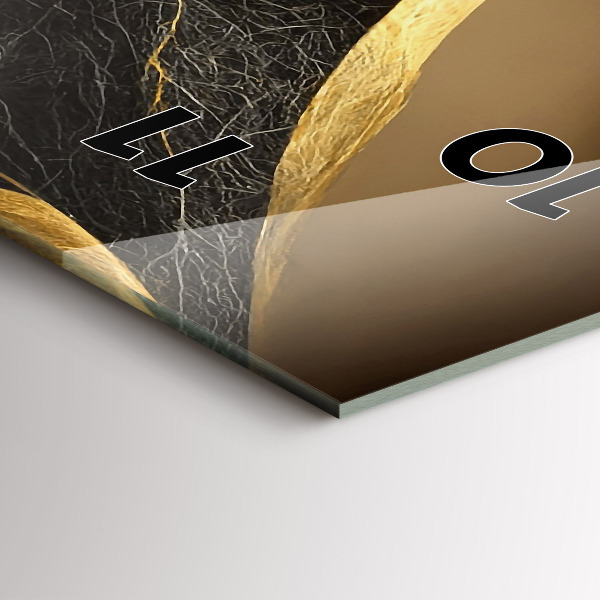 Vertical wall clock Elegant abstraction