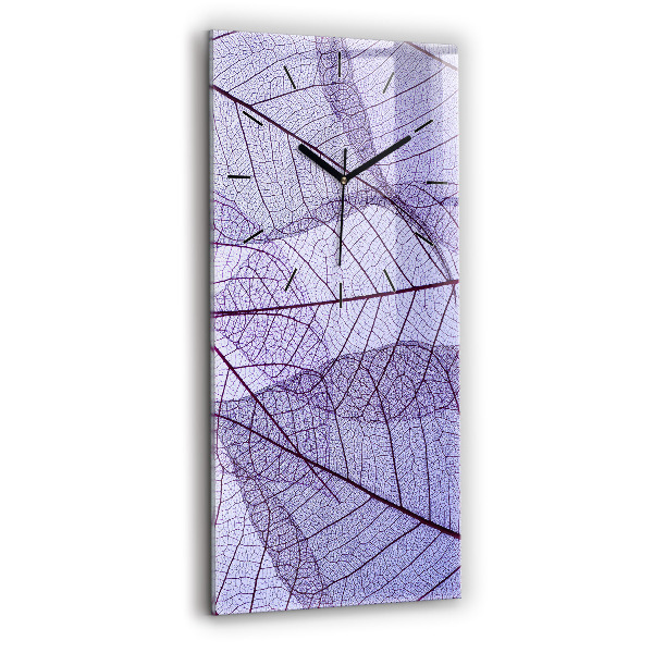 Vertical wall clock Leaves – nature
