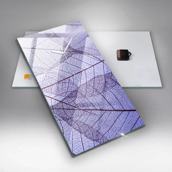 Vertical wall clock Leaves – nature