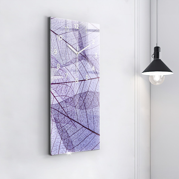 Vertical wall clock Leaves – nature