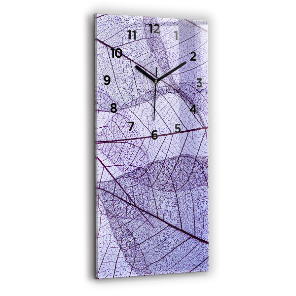 Vertical wall clock Leaves – nature