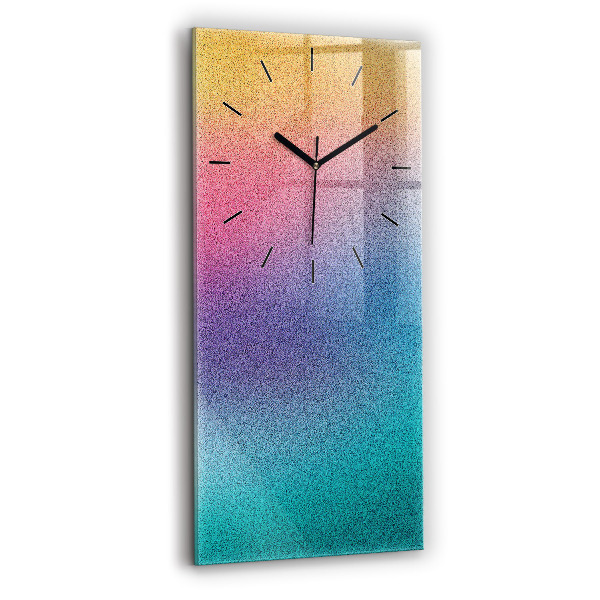 Vertical wall clock Gradient pattern