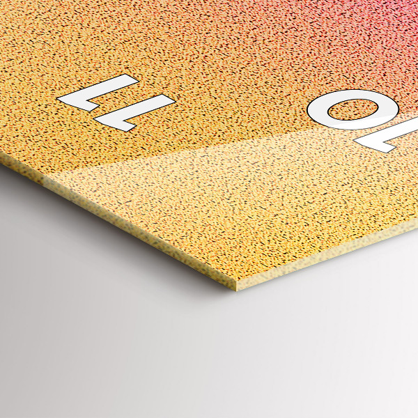 Vertical wall clock Gradient pattern