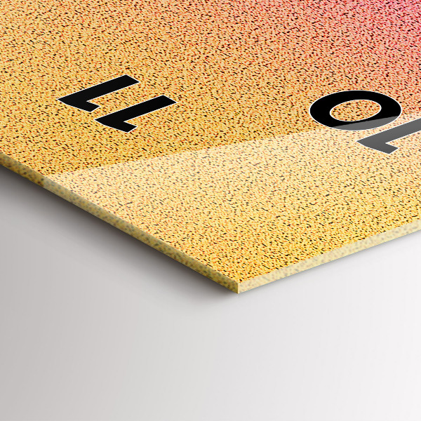 Vertical wall clock Gradient pattern