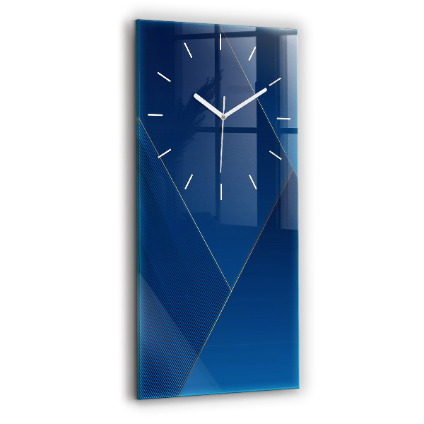 Vertical wall clock Decorative abstraction