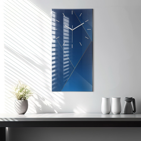 Vertical wall clock Decorative abstraction