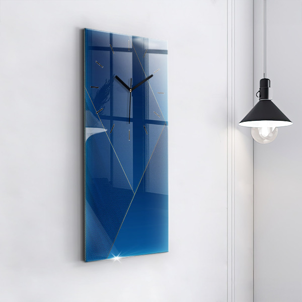 Vertical wall clock Decorative abstraction