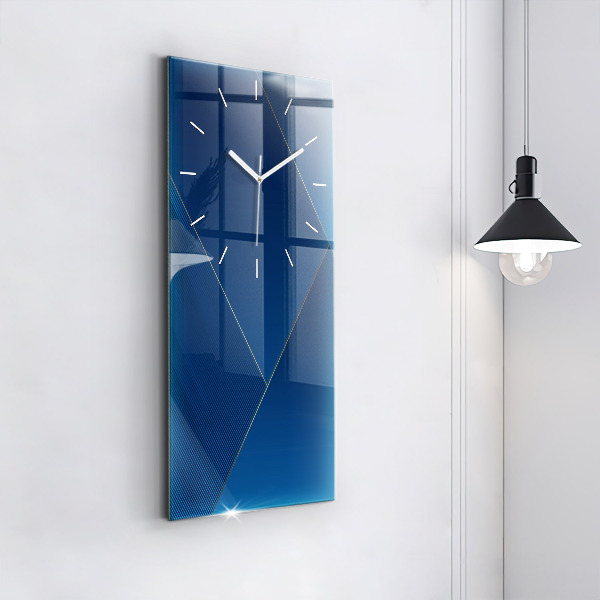 Vertical wall clock Decorative abstraction