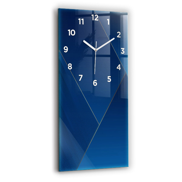 Vertical wall clock Decorative abstraction