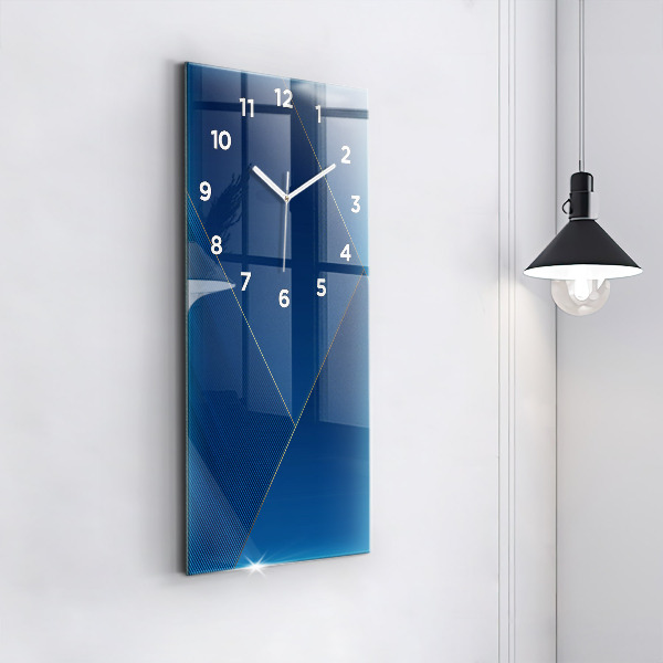 Vertical wall clock Decorative abstraction