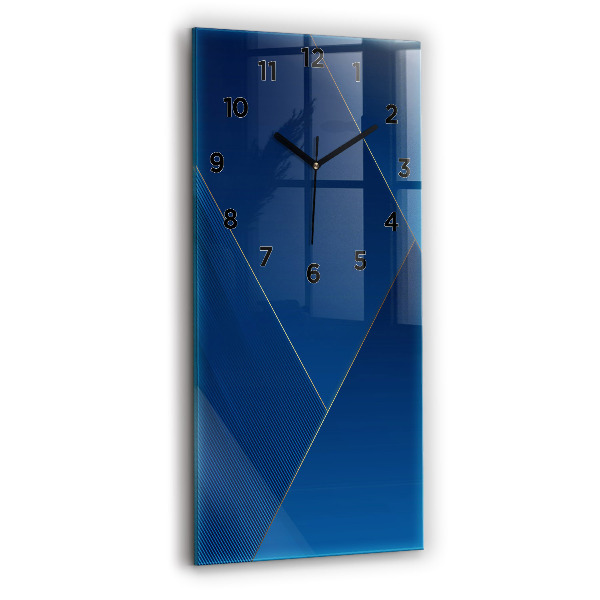 Vertical wall clock Decorative abstraction
