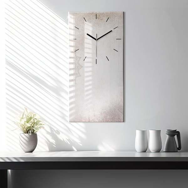 Vertical wall clock Decorative pattern