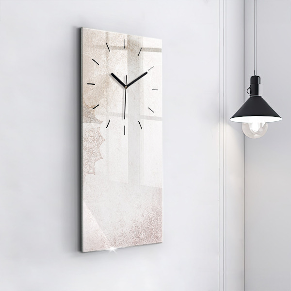 Vertical wall clock Decorative pattern