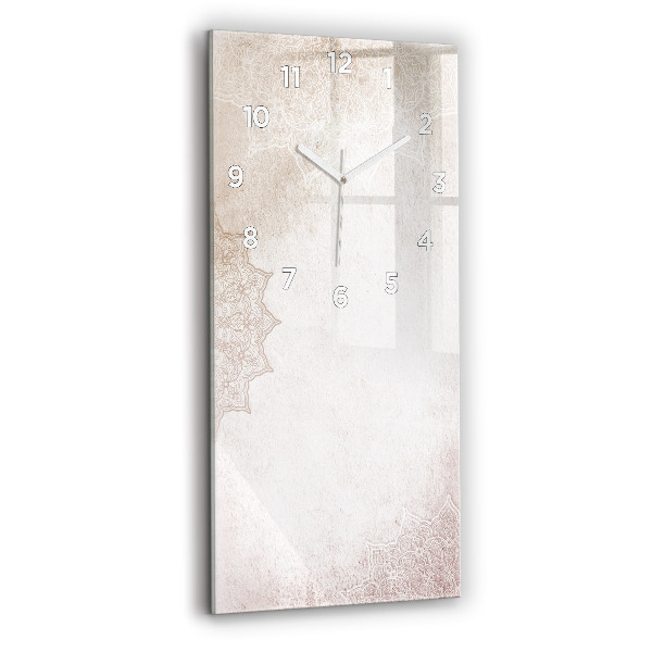 Vertical wall clock Decorative pattern