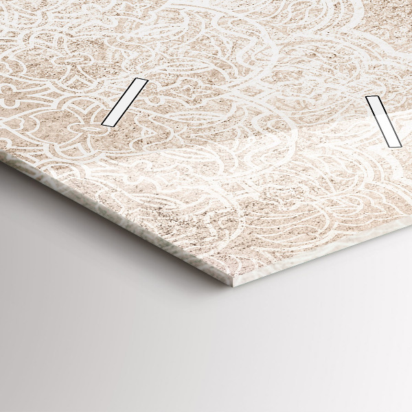 Vertical wall clock Decorative pattern