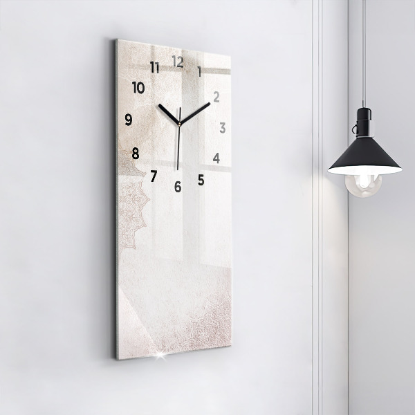 Vertical wall clock Decorative pattern