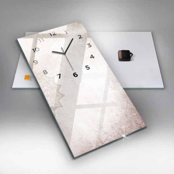 Vertical wall clock Decorative pattern