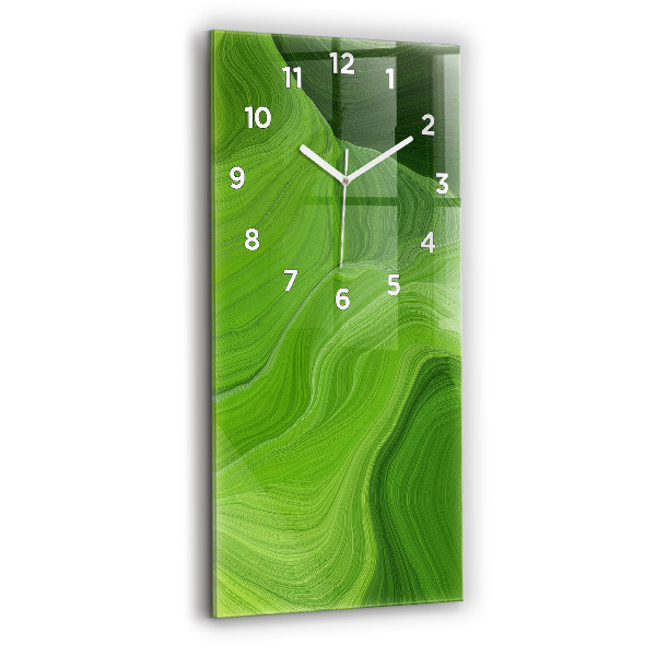 Vertical wall clock Modern waves