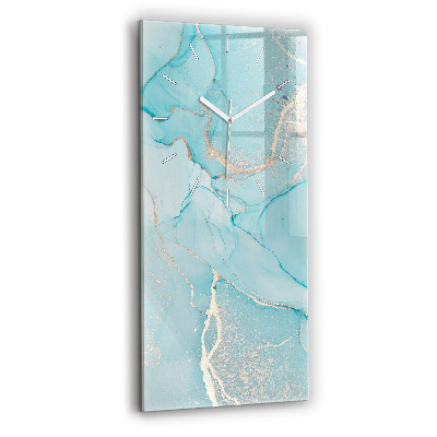 Vertical wall clock Decorative marble