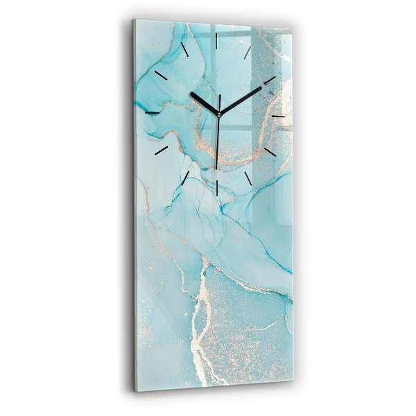 Vertical wall clock Decorative marble