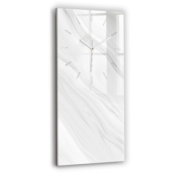Vertical wall clock Decorative marble