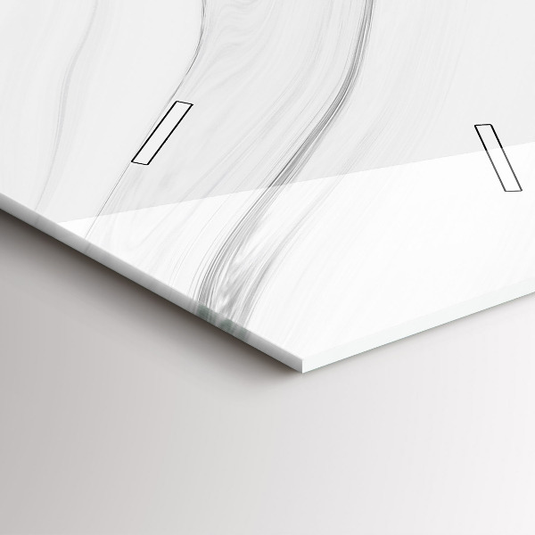 Vertical wall clock Decorative marble