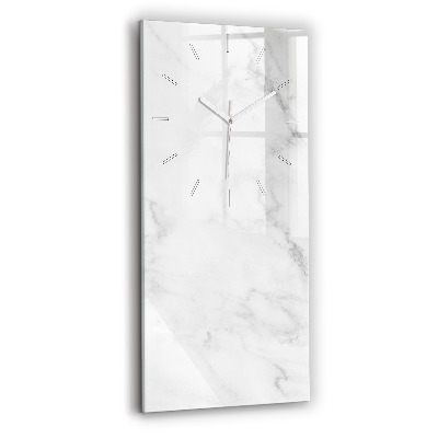 Vertical wall clock Elegant marble