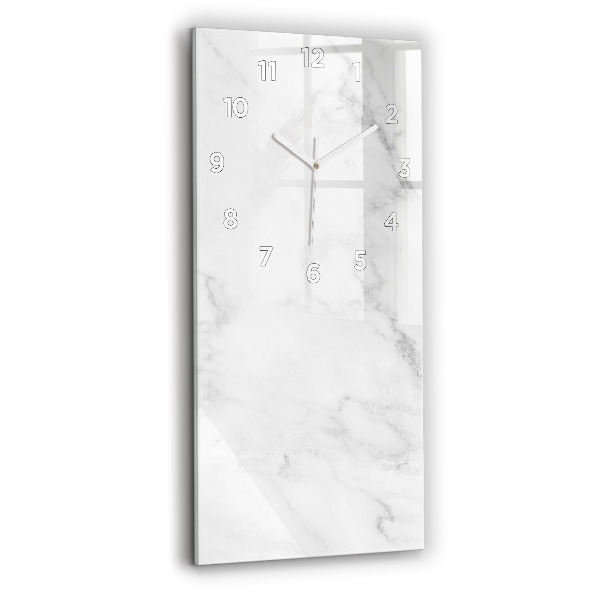 Vertical wall clock Elegant marble
