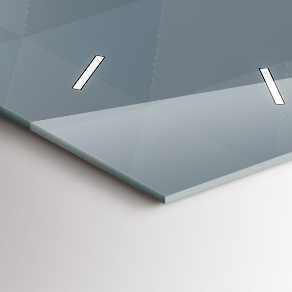 Vertical wall clock Gray abstraction