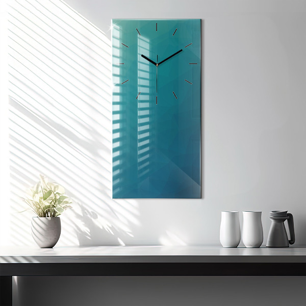 Vertical wall clock Sea abstraction
