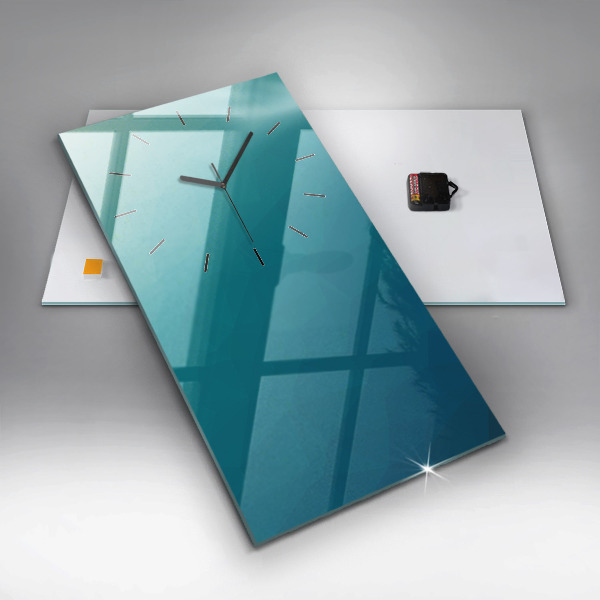 Vertical wall clock Sea abstraction