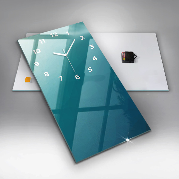 Vertical wall clock Sea abstraction