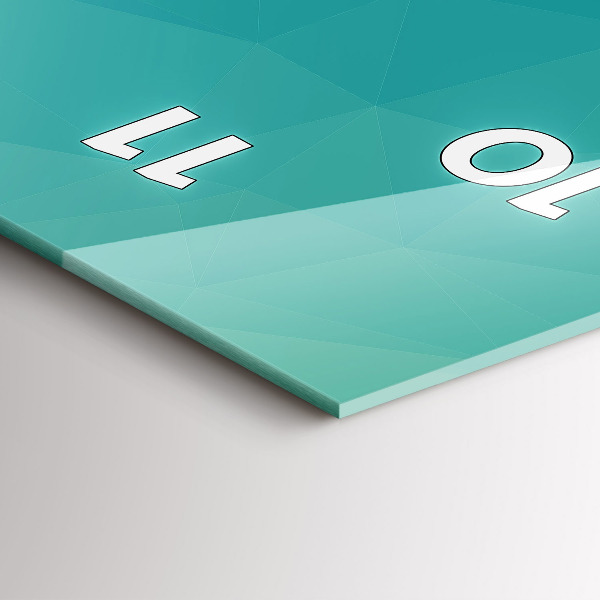 Vertical wall clock Sea abstraction