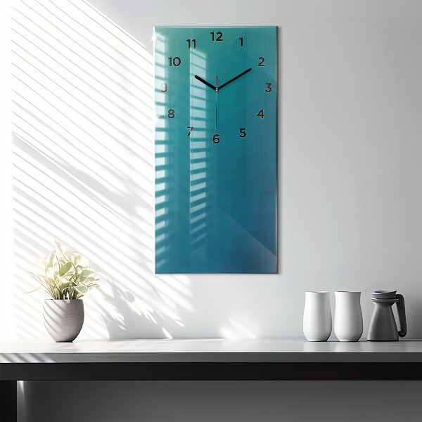 Vertical wall clock Sea abstraction