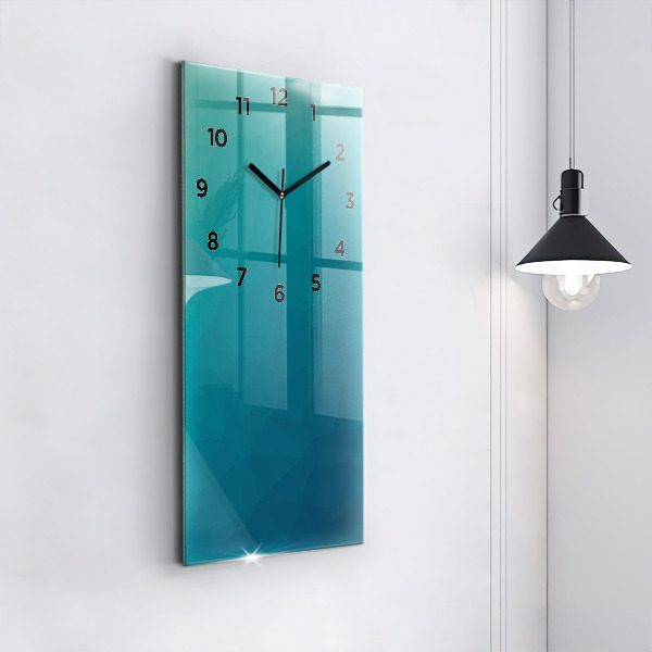 Vertical wall clock Sea abstraction