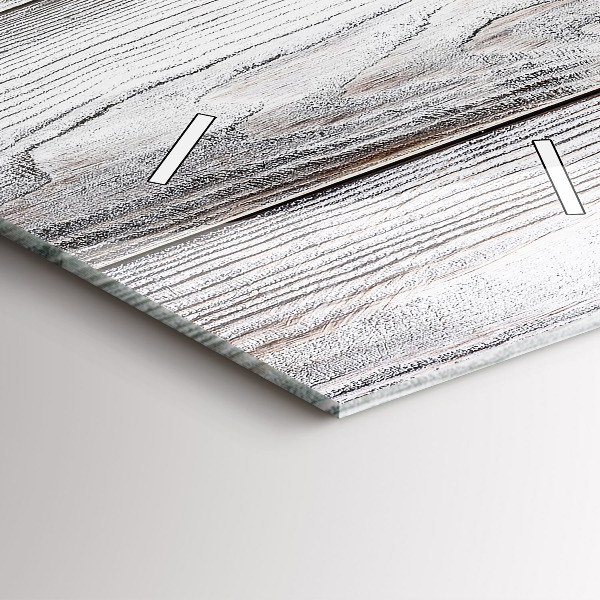 Vertical wall clock Painted boards