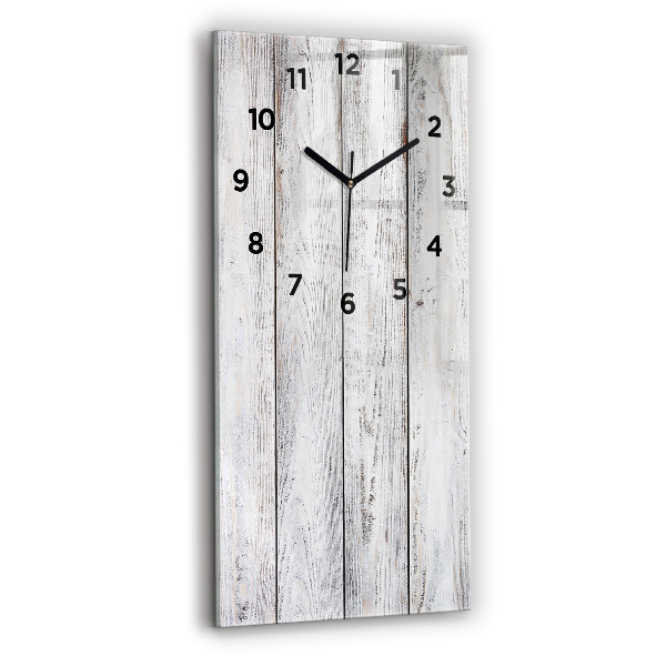 Vertical wall clock Painted boards