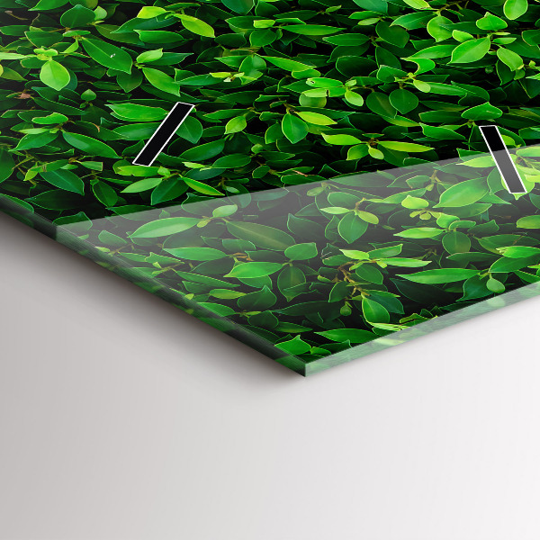 Vertical wall clock Hedge leaves