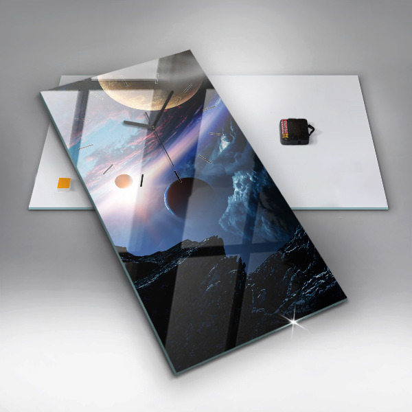 Vertical wall clock Great Galaxy