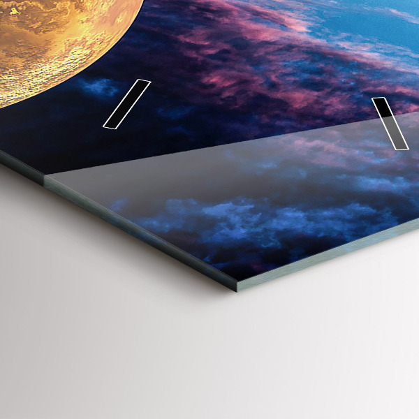 Vertical wall clock Great Galaxy