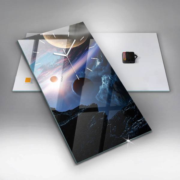 Vertical wall clock Great Galaxy