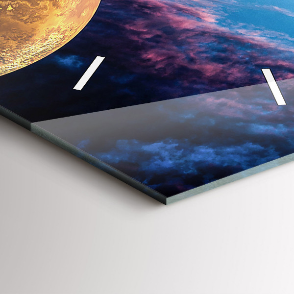 Vertical wall clock Great Galaxy