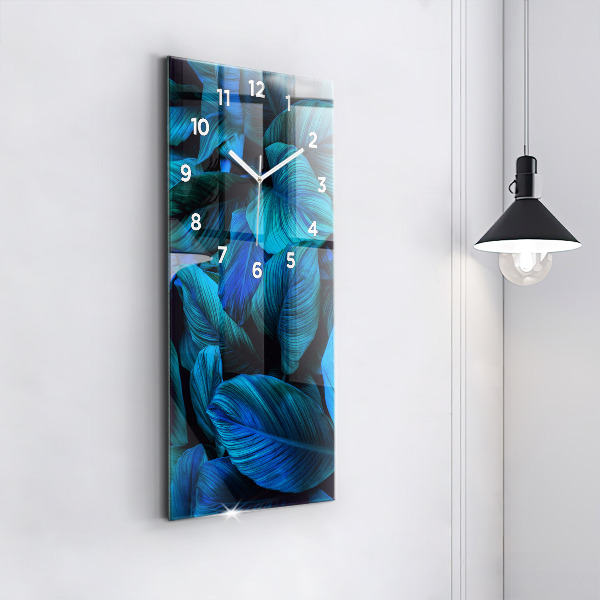 Vertical wall clock Tropical nature