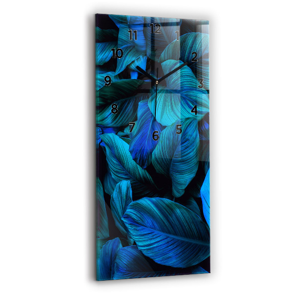 Vertical wall clock Tropical nature