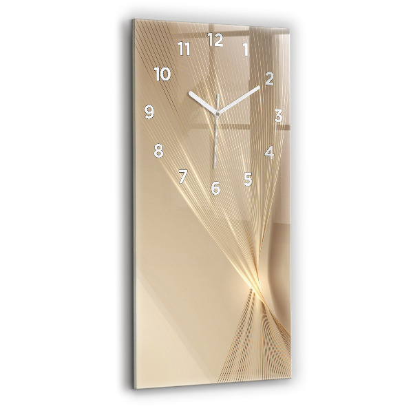 Vertical wall clock Abstract light
